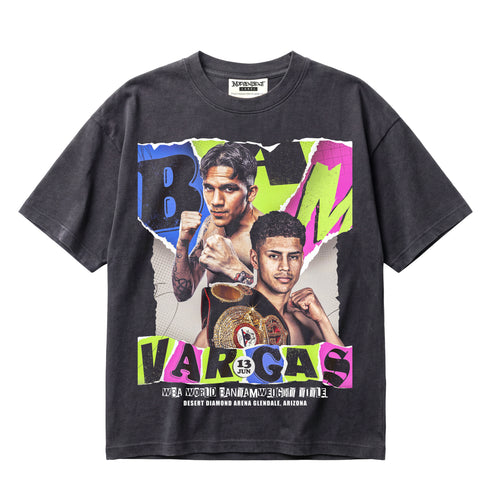 Jesse Bam Rodriguez vs Antonio Vargas WBA World Bantamweight Title Premium Oversized T-Shirt (Unisex)