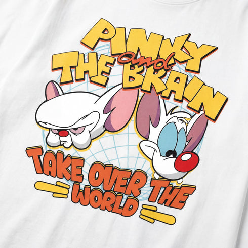 Pinky and The Brain Take Over The World Premium Oversized T-Shirt (Unisex)