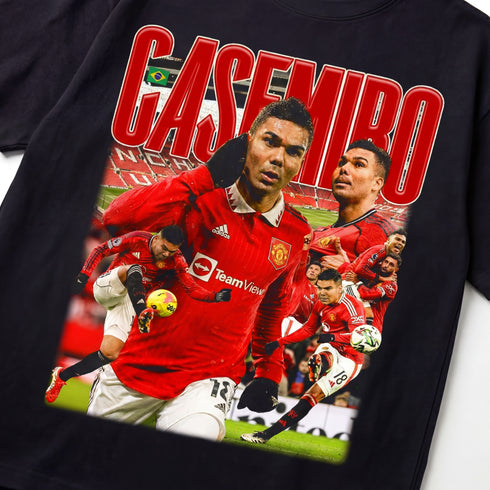 Casemiro Manchester United Midfield General Premium Oversized T-Shirt (Unisex)