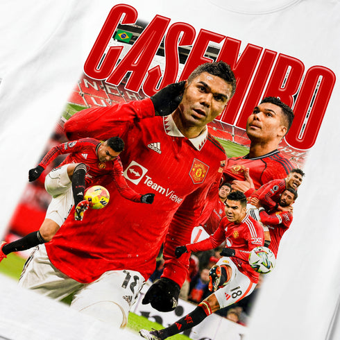 Casemiro Manchester United Midfield General Premium Oversized T-Shirt (Unisex)