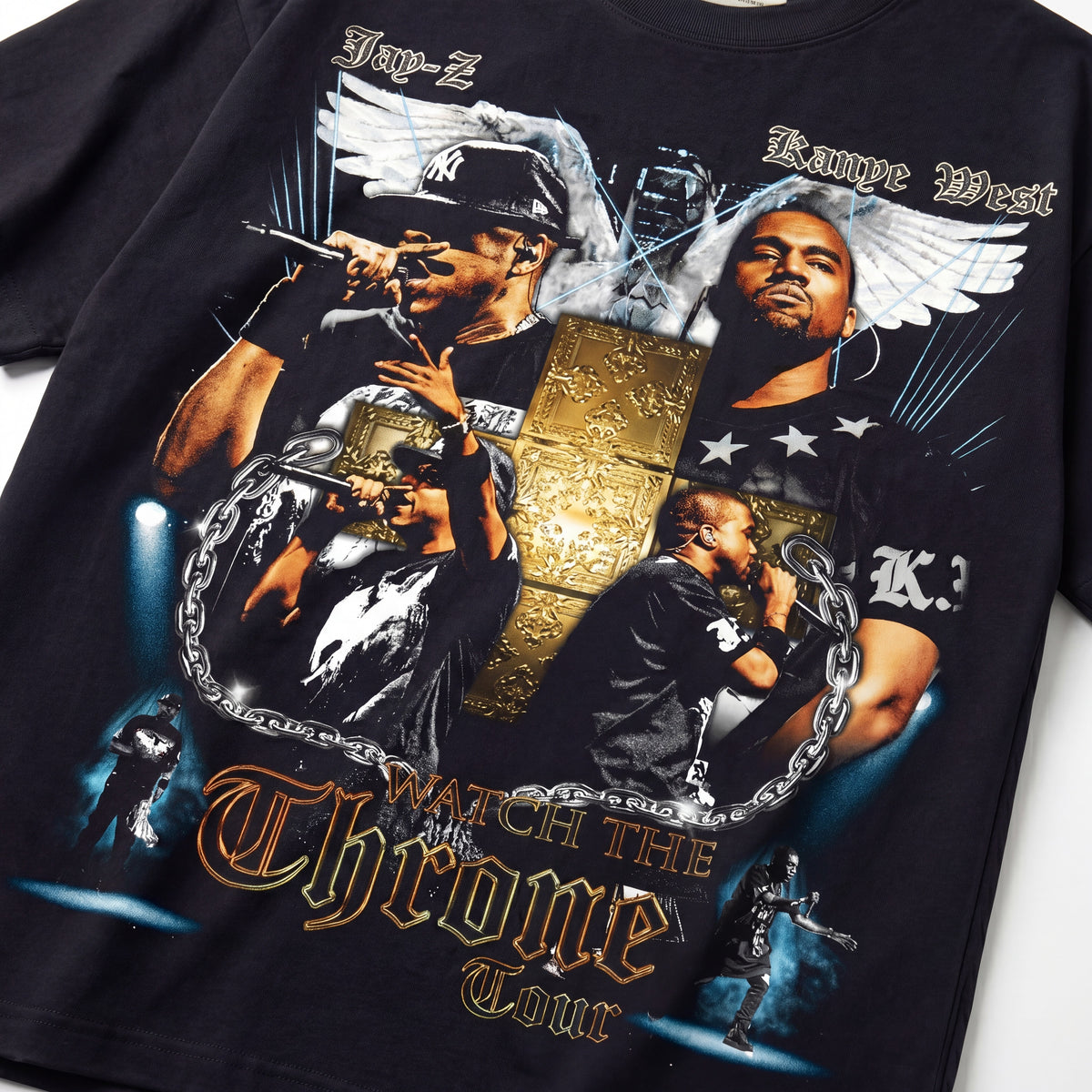 Jay-Z & Kanye West Watch The Throne Tour T-Shirt | Independent Label