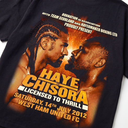 David Haye vs Derek Chisora Licensed to Thrill Premium Oversized T-Shirt (Unisex)
