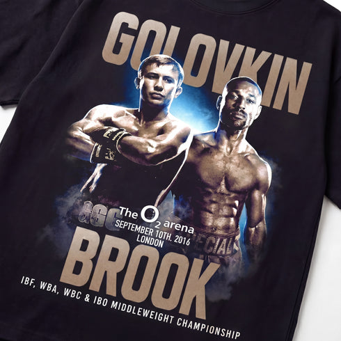 Gennady Golovkin vs Kell Brook Colossal Clash Premium Oversized T-Shirt (Unisex)