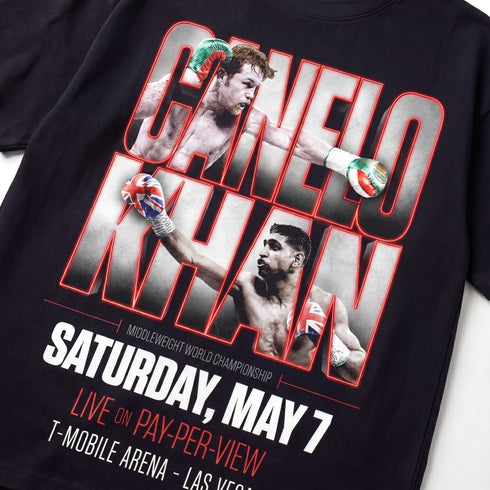 Canelo Álvarez vs Amir Khan Middleweight World Championship Premium Oversized T-Shirt (Unisex)