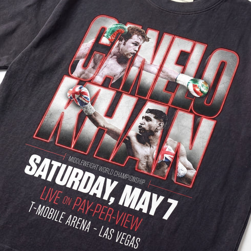 Canelo Álvarez vs Amir Khan Middleweight World Championship Premium Oversized T-Shirt (Unisex)