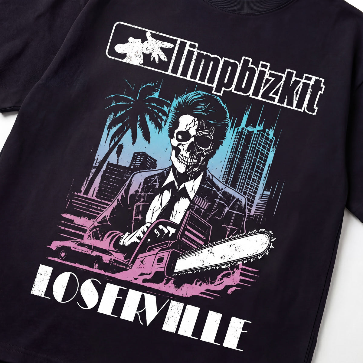 Limpbizkit Loserville Tour Premium Oversized Double-Sided T-Shirt