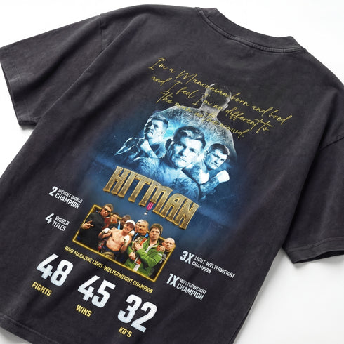 Ricky Hatton The Hitman Hatton Legacy Premium Oversized Double-Sided T-Shirt (Unisex)