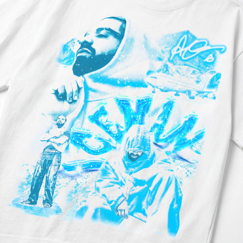 Drake Iceman Freeze The World Oversized Double-Sided T-Shirt