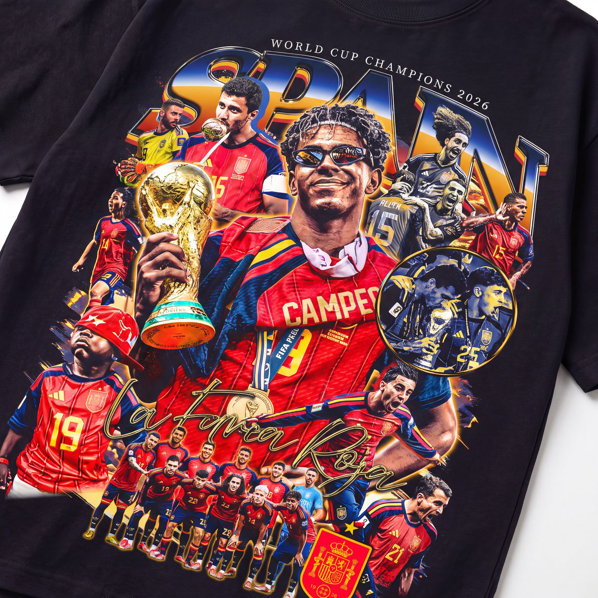 Spain La Furia Roja FIFA World Cup 2026 T-Shirt | Independent Label