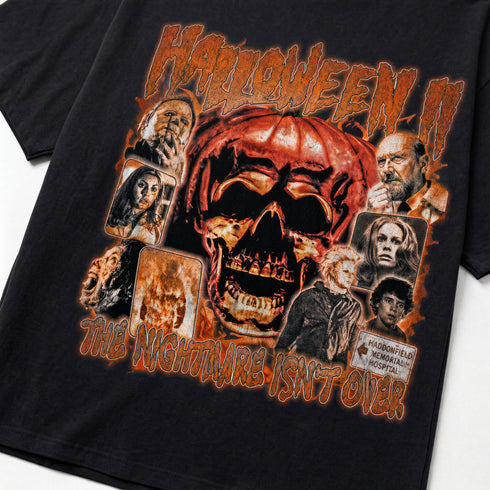 Halloween II The Nightmare Isn't Over JHorror87 Exclusive Premium Oversized T-Shirt (Unisex)