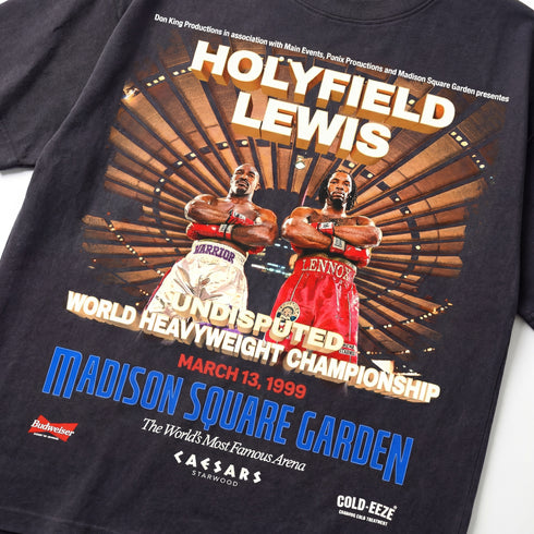 Holyfield vs. Lewis Undisputed Heavyweight Championship 1999 Premium Oversized T-Shirt (Unisex)