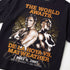 Oscar De La Hoya vs Floyd Mayweather The World Awaits Premium Oversized T-Shirt (Unisex)