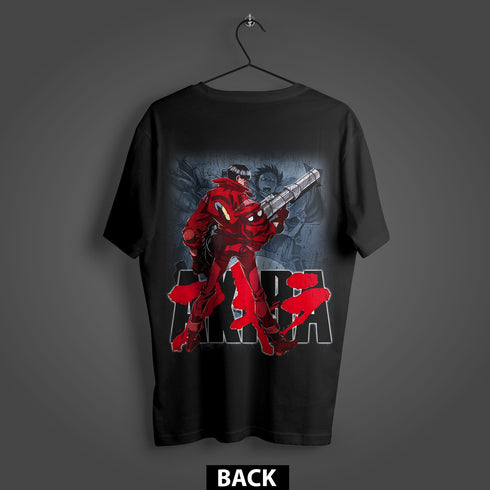 Akira Neo-Tokyo Biker Premium Oversized Double-Sided T-Shirt (Unisex)