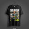 Alan Shearer Geordie Toon Legend Premium Oversized T-Shirt (Unisex)
