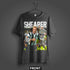 Alan Shearer Geordie Toon Legend Premium Oversized T-Shirt (Unisex)