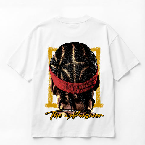 Allen Iverson The Answer Premium Oversized Double-Sided T-Shirt (Unisex)