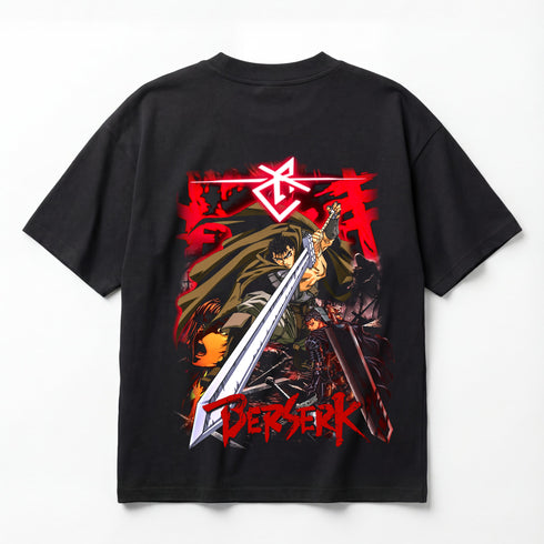 Berserk Brand of Sacrifice Warrior Premium Oversized Double-Sided T-Shirt
