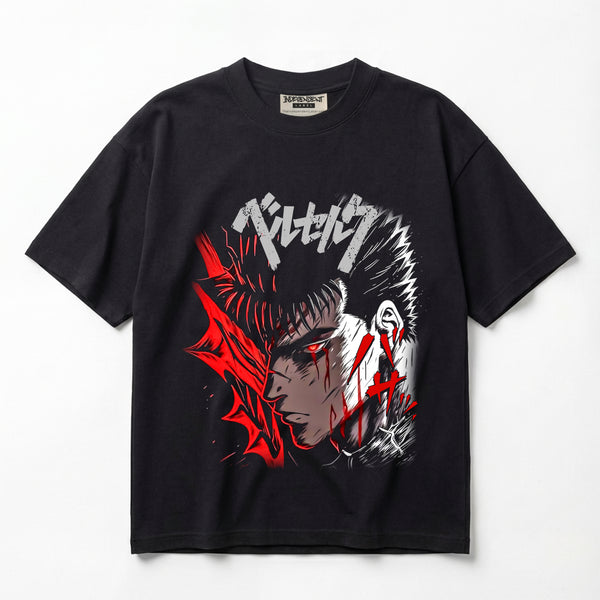 Berserk Brand of Sacrifice Warrior Premium Oversized Double-Sided T-Shirt