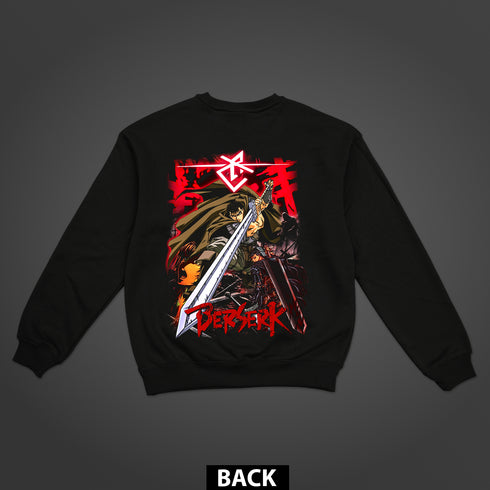 Berserk Brand of Sacrifice Warrior Premium Double-Sided Sweatshirt