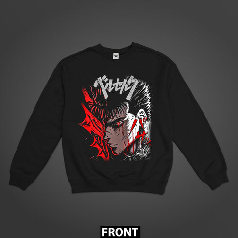 Berserk Brand of Sacrifice Warrior Premium Double-Sided Sweatshirt