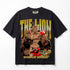 Brian The Lion Rose Premium Oversized T-Shirt (Unisex)