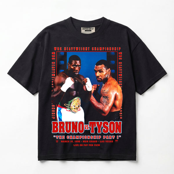 Mike Tyson vs Frank Bruno 1996 The Championship Part I Premium Oversized T-Shirt (Unisex)