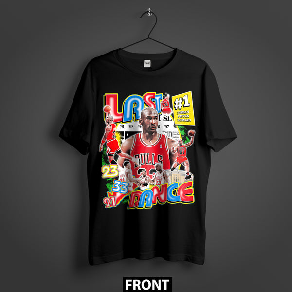 Bulls 'The Last Dance' 3 Peat Double-Sided Premium T-Shirt (Unisex)