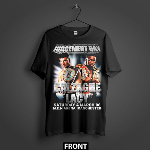 Calzaghe vs Lacy 2006 Judgement Day Premium Oversized T-Shirt (Unisex)