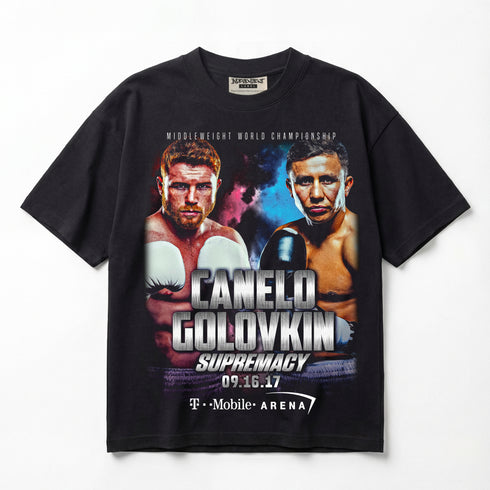 Canelo vs Golovkin Supremacy Premium Oversized T-Shirt (Unisex)