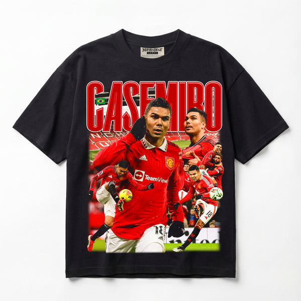 Casemiro Manchester United Midfield General Premium Oversized T-Shirt (Unisex)