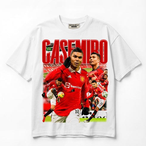 Casemiro Manchester United Midfield General Premium Oversized T-Shirt (Unisex)