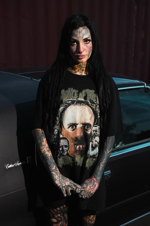 The Silence of the Lambs Quid Pro Quo JHorror87 Exclusive Premium Oversized T-Shirt (Unisex)
