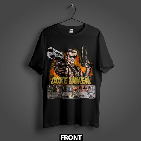 Duke Nukem Retro Rampage Double-Sided Premium Oversized T-Shirt (Unisex)