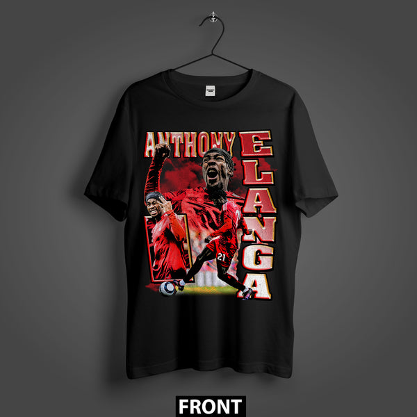 Anthony Elanga Rise of a Red Star Premium Oversized T-Shirt (Unisex)