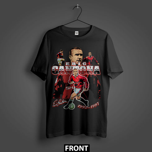 Eric Cantona The King Premium Oversized Double-Sided T-Shirt (Unisex)