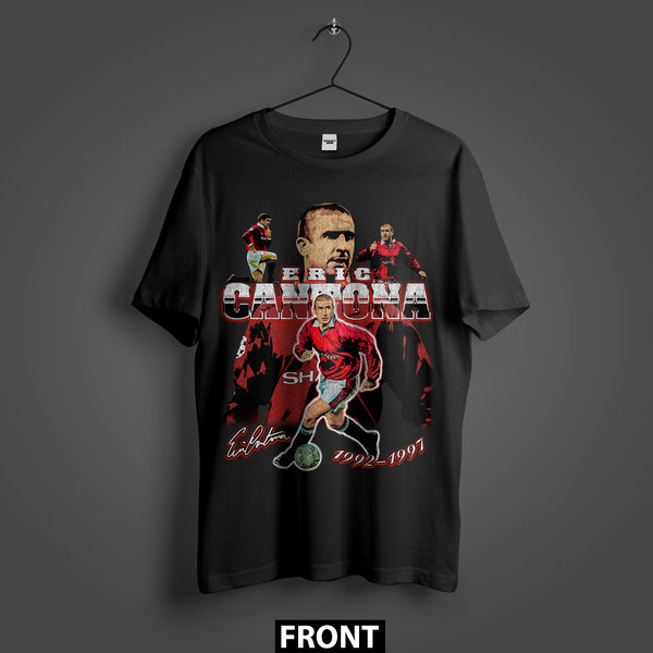 Eric Cantona The King Premium Oversized Double-Sided T-Shirt (Unisex)