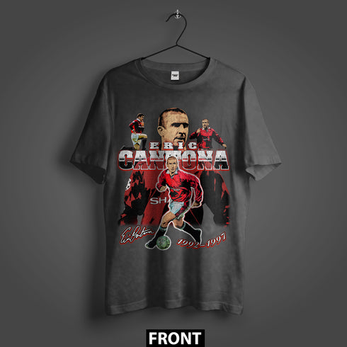 Eric Cantona The King Premium Oversized Double-Sided T-Shirt (Unisex)