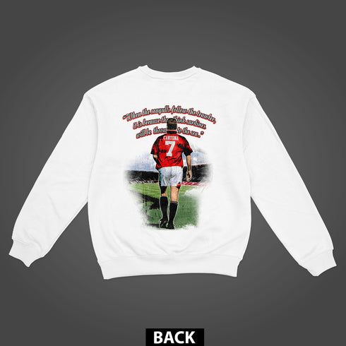 Eric Cantona The King Premium Double-Sided Sweatshirt (Unisex)