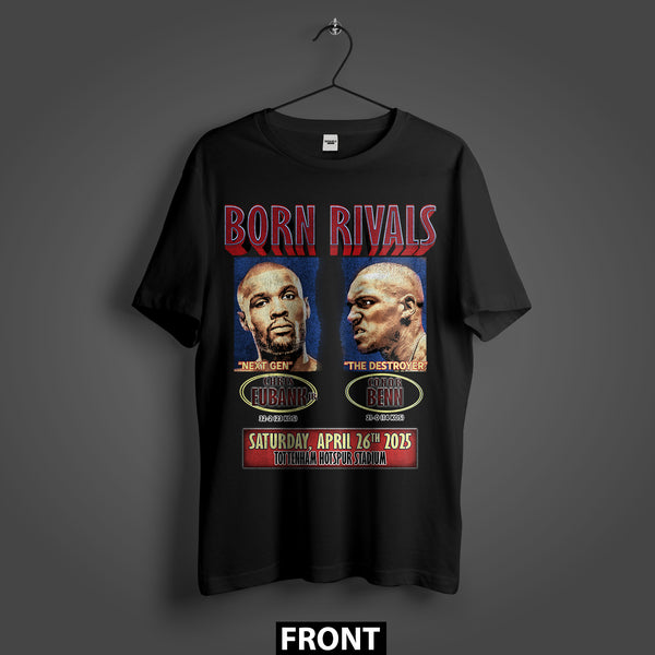 Chris Eubank Jnr v Conor Benn Born Rivals Vintage Premium Oversized T-Shirt (Unisex)