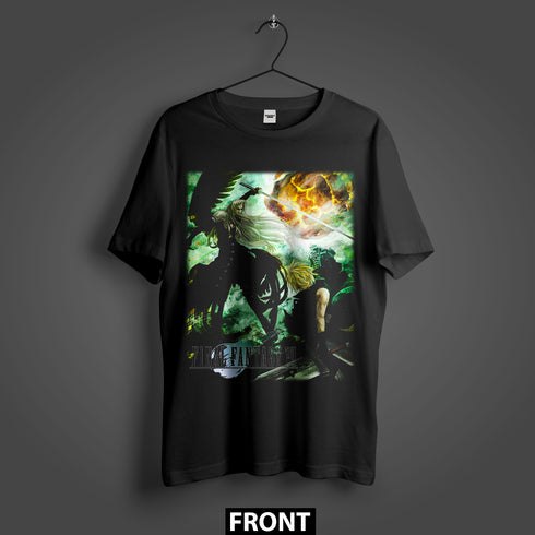 Final Fantasy VII Sephiroth vs Cloud Showdown Premium Oversized T-Shirt (Unisex)