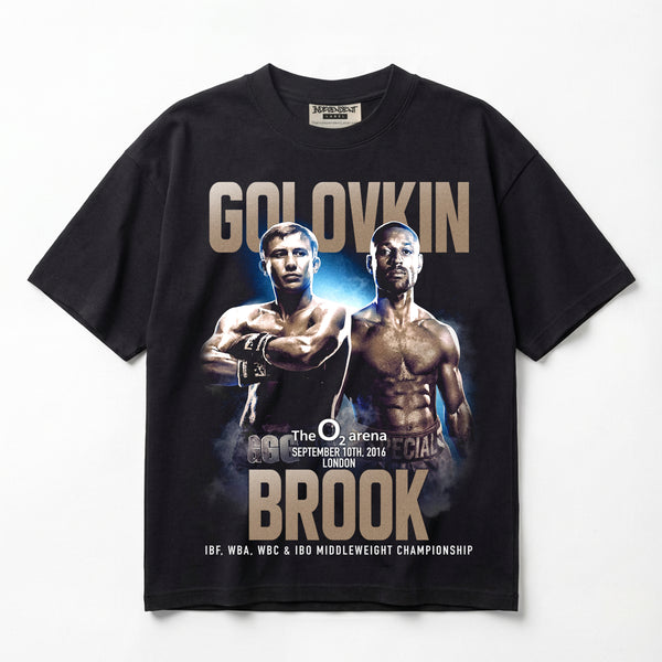 Gennady Golovkin vs Kell Brook Colossal Clash Premium Oversized T-Shirt (Unisex)