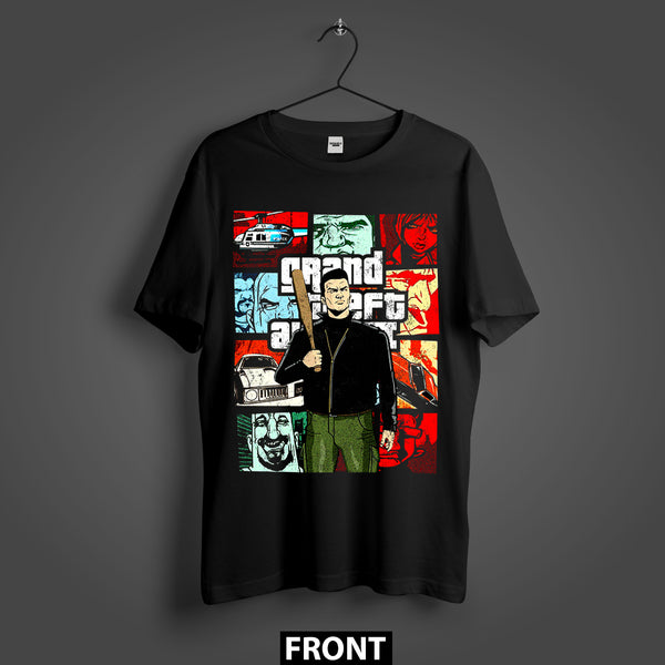 Grand Theft Auto III Liberty City Outlaws Retro Gaming Premium Oversized Double-Sided T-Shirt (Unisex)