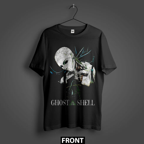 Ghost in the Shell The Mind is the Final Frontier Premium Oversized Double-Sided T-Shirt (Unisex)