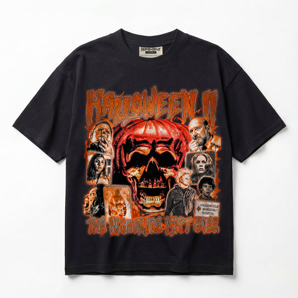 Halloween II The Nightmare Isn't Over JHorror87 Exclusive Premium Oversized T-Shirt (Unisex)