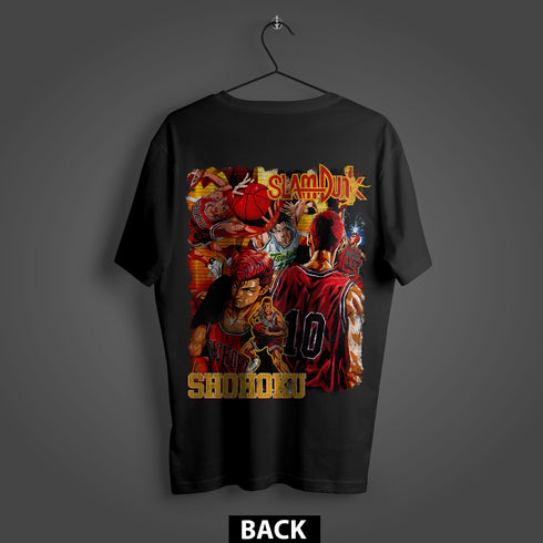 Slam Dunk Hanamichi Sakuragi Premium Oversized Double-Sided T-Shirt (Unisex)