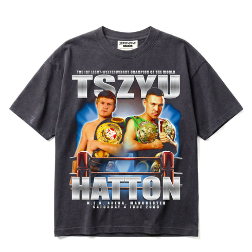 Hatton vs Tszyu The 2005 Championship Premium Oversized T-Shirt (Unisex)