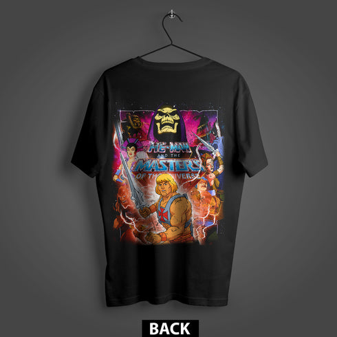 He-Man and the Masters of the Universe Retro Premium Oversized Double-Sided T-Shirt (Unisex)