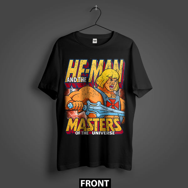 He-Man and the Masters of the Universe Retro Premium Oversized Double-Sided T-Shirt (Unisex)