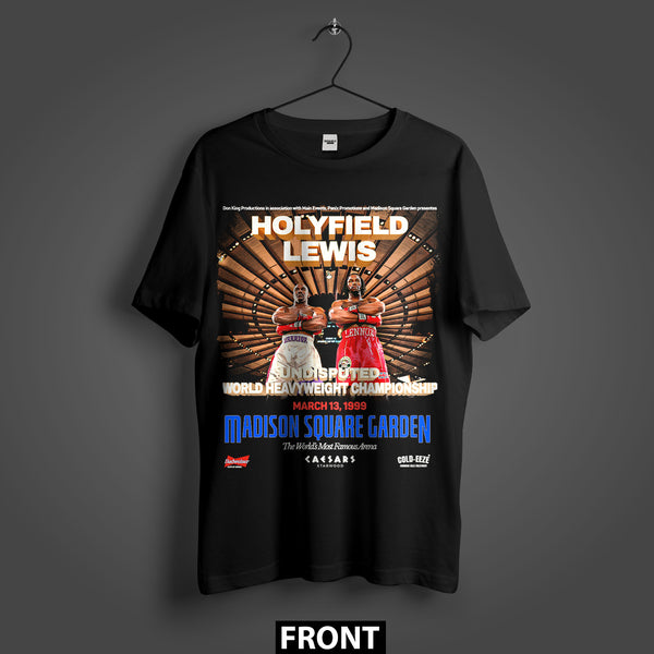 Holyfield vs. Lewis Undisputed Heavyweight Championship 1999 Premium Oversized T-Shirt (Unisex)