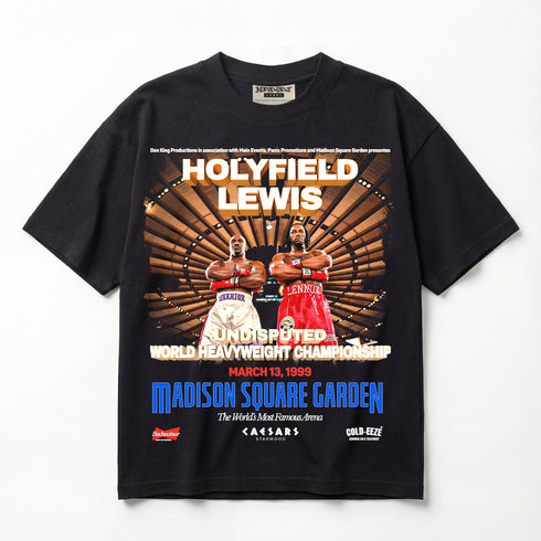 Holyfield vs. Lewis Undisputed Heavyweight Championship 1999 Premium Oversized T-Shirt (Unisex)